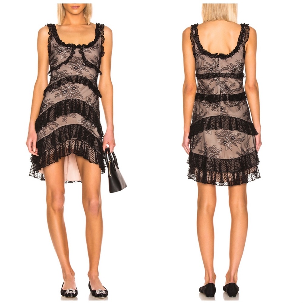Alexis Helia Lace Dress in Black Size Medium NWT